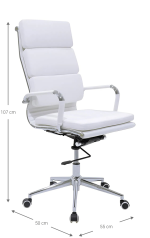 Καρέκλα γραφείου Veilstone-Leuko - Image 3