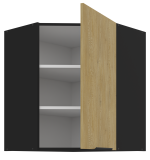 Κρεμαστό ντουλάπι γωνιακό Monar 60x60 GN 72 1F - Image 2