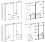 Ντουλάπα Lamon εξάφυλλη - Image 3