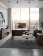 Καρέκλα διευθυντική Celadon-Leuko - Image 2