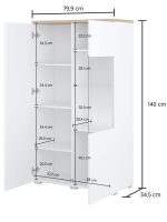 Βιτρίνα Domus-Μαύρο - Image 3