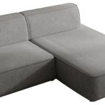 Γωνιακός Καναπές Zuno-Δεξιά-Γκρι Σκούρο