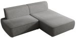Γωνιακός Καναπές Zuno-Δεξιά-Γκρι Σκούρο