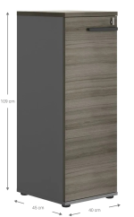 Ντουλάπι Aeris-Mauro-Kafe skouro - Image 3