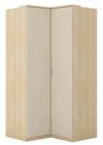 Γωνιακή ντουλάπα Raton-Φυσικό – Μπεζ