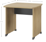 Γραφείο Desert-sonoma - anthraki-Μήκος: 80 εκ. - Image 3