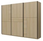 Ντουλάπα Square Plus συρόμενη-Φυσικό