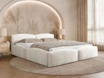 Επενδυμένο Κρεβάτι Mirala-Εκρού-160 x 200 - Image 2