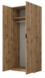 Ντουλάπα Tanamo δίφυλλη-Φυσικό - Image 5