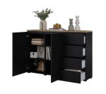 Μπουφές Domus-Μαύρο - Image 4