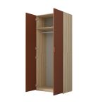 Ντουλάπα Tanamo δίφυλλη-Τερακότα - Image 4