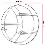 Ράφι Pulenzo-Μαύρο - Image 3