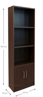 Βιβλιοθήκη Eliot 3s 2d-Wenge - Image 3