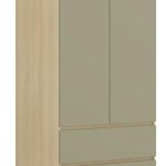 Ντουλάπα Raton δίφυλλη-Φυσικό – Μέντα