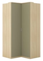 Γωνιακή ντουλάπα Raton-Φυσικό – Μέντα