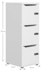 Συρταριέρα Lockero-Leuko - Image 3