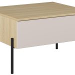 Τραπεζάκι σαλονιού Erona-Φυσικό – Γκρέζ