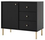 Μπουφές Siera 1F 3S-Μαύρο