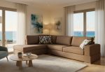 Γωνιακός καναπές Must-Δεξιά-295φ 230β εκ.-MInk - Image 3
