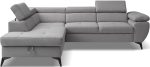 Γωνιακός Καναπές Fairo-Δεξιά-Γκρι - Image 2