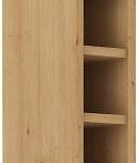 Κρεμαστό ντουλάπι με ράφια Nelor 15 G 72 OTW-Γκρι σπέσιαλ - Φυσικό