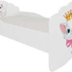 Παιδικό Κρεβάτι Leomari I-Γάτα-Χωρίς προστατευτικό-140 x 70