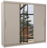 Ντουλάπα Zaist plus συρόμενη-Γκρεζ