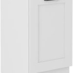 Επιδαπέδιο ντουλάπι νεροχύτη Nelor 50 ZL 1F BB-Λευκό