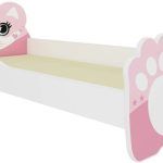 Παιδικό Κρεβάτι Corleon I-Λευκό - Ροζ-160 x 80