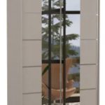 Ντουλάπα Spezia 120 συρόμενη-Γκρέζ