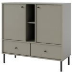 Μπουφές Siera 2F 2S Shelf-Χακί
