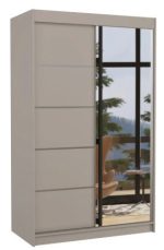 Ντουλάπα Etienne 120 συρόμενη-Γκρεζ