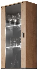 Βιτρίνα Soho Κρεμαστή-Lefkas Oak