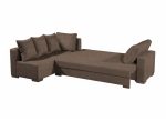 Γωνιακός καναπές Trendy-Δεξιά-265φ 165β εκ.-Σοκολατί - Image 6