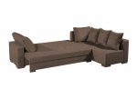 Γωνιακός καναπές Trendy-Αριστερή-285φ 185β εκ.-Σοκολατί - Image 6