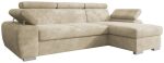 Γωνιακός Καναπές Plaza L-Μπεζ