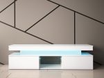 Έπιπλο τηλεόρασης Glossa 2D 190 με LED-Leuko Gualistero - Image 10