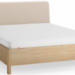 Επενδυμένο κρεβάτι Wellys II-Εκρού-160 x 200