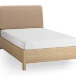Επενδυμένο κρεβάτι Wellys I-Μπεζ-120 x 200