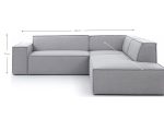 Γωνιακός καναπές Fubu S-Εκρού-Δεξιά - Image 3