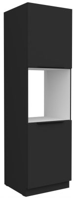 Επιδαπέδιο ντουλάπι Arianna 60 DP 210 2F-Μαύρο - Image 2