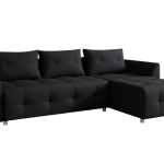 Γωνιακός καναπές Marten-Μαύρο