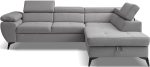 Γωνιακός Καναπές Fairo-Αριστερή-Γκρι - Image 2