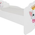 Παιδικό Κρεβάτι Leomari I-Γάτα-Χωρίς προστατευτικό-160 x 80