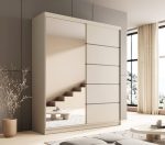 Ντουλάπα Shelvia 180 συρόμενη -Cashmere - Image 2