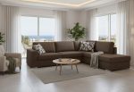 Γωνιακός καναπές Must-Αριστερή-295φ 230β εκ.-Σοκολατί - Image 3