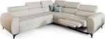 Γωνιακός καναπές Calyra II Relax Lthr-Κρεμ-Δεξιά - Image 2