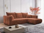 Γωνιακός Καναπές Modena-Κεραμιδί-Δεξιά - Image 2