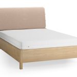 Επενδυμένο κρεβάτι Wellys I-Καφέ-140 x 200