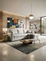 Γωνιακός καναπές Vancouver-Gkri Anoixto - Image 7